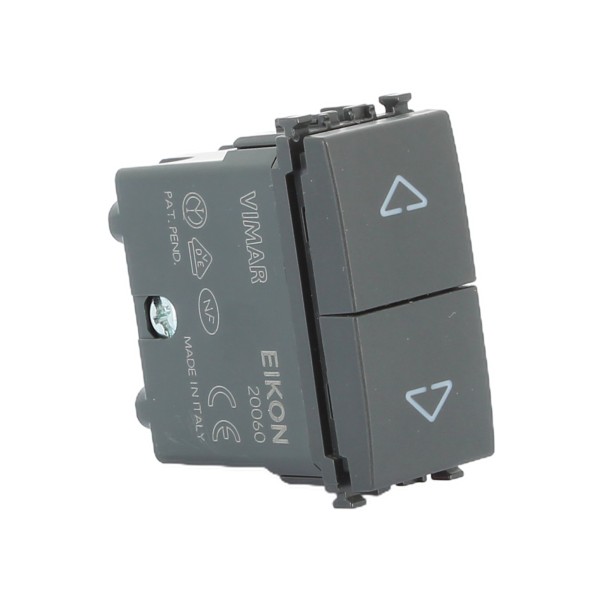 Vimar 20060 2P 10Ax Eikon Grauer Schalter